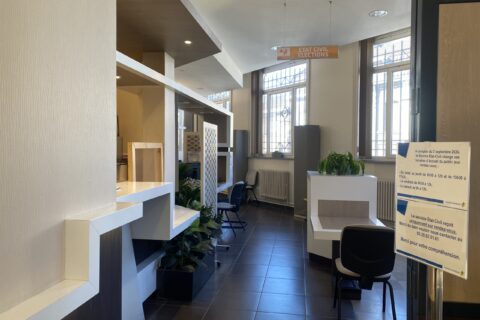 image représentant l'accueil du service état civil