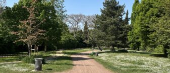 Photo de l'intérieur du parc Jean Jaurès