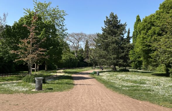 Photo de l'intérieur du parc Jean Jaurès
