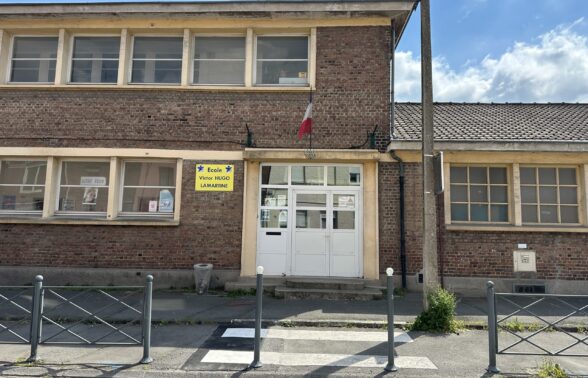 Vue du bâtiment de l'école Lamartine