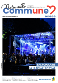 Première page du magazine - photo de la scène du bal du juillet - Agrandir l'image, fenêtre modale