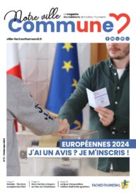 Première page du magazine - photo du vote d'un citoyen - Agrandir l'image, fenêtre modale