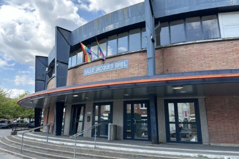 Vue du bâtiment de la salle Jacques Brel