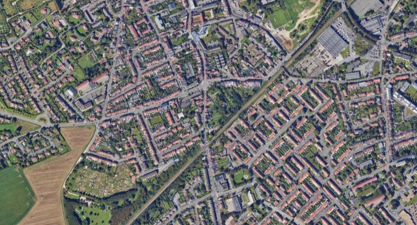 Vue du ciel de Faches-Thumesnil