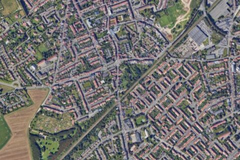 Vue du ciel de Faches-Thumesnil