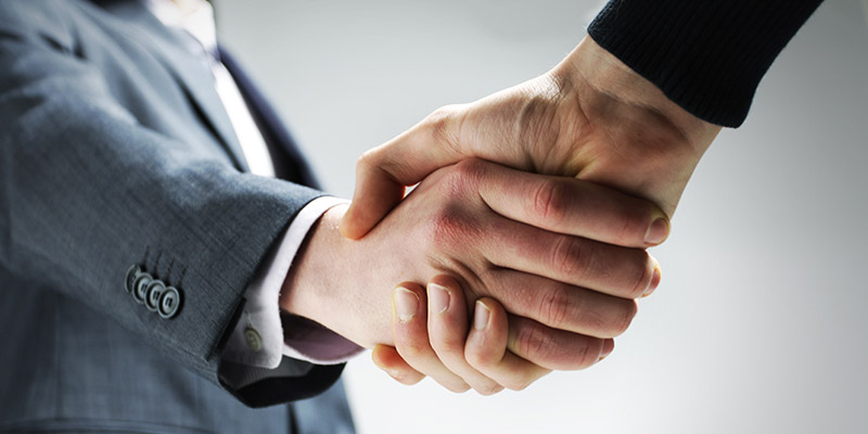 image représentant une poignet de main