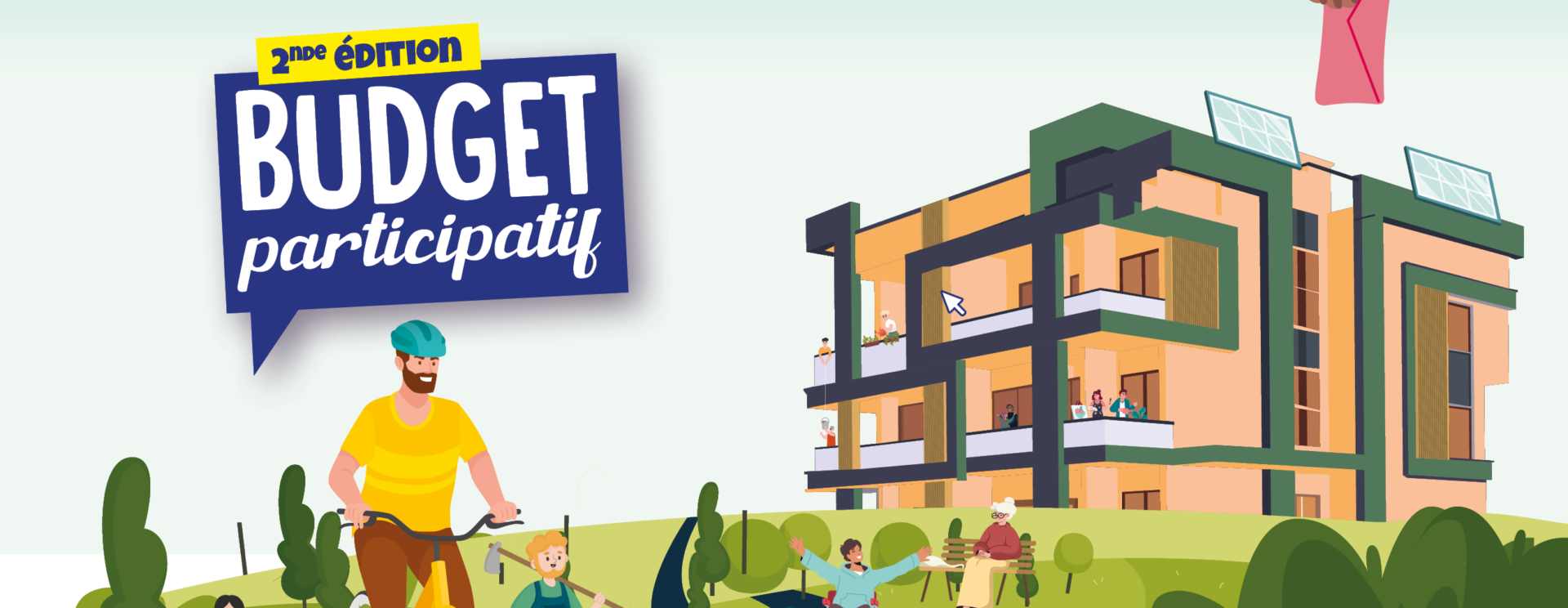 Image représentant le visuel utilisé lors de la seconde édition du Budget participatif