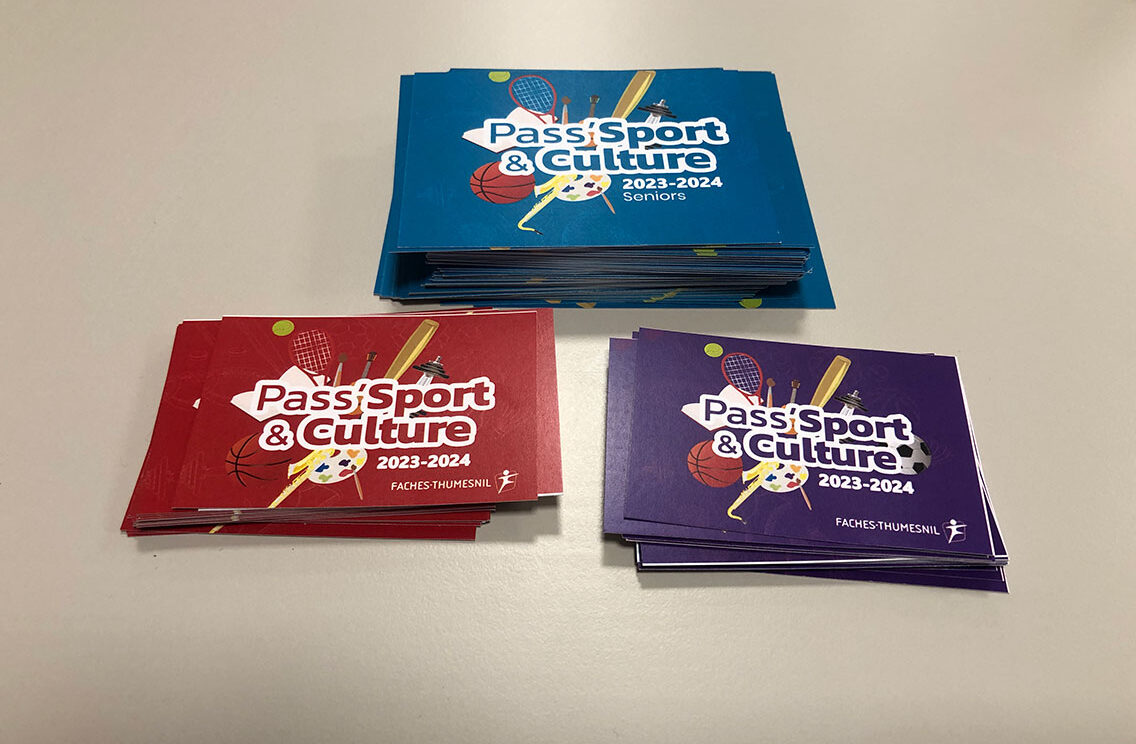 Image représentant les Pass Sport et Culture distribués aux habitants de la ville