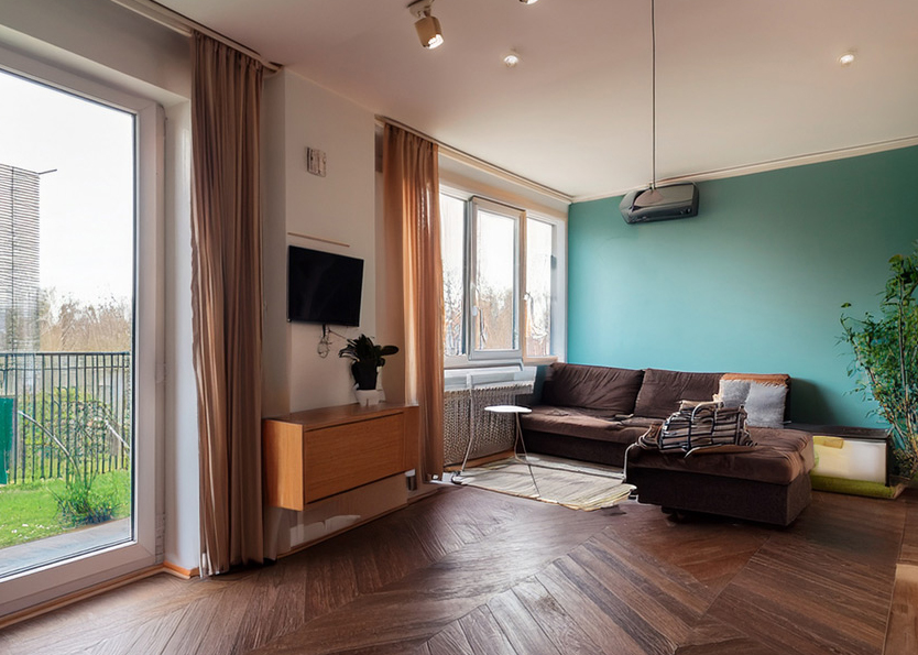 photo d'un intérieur d'appartment