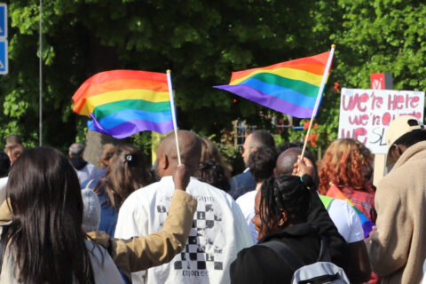 Photo de la marche des fiertés - lgbt