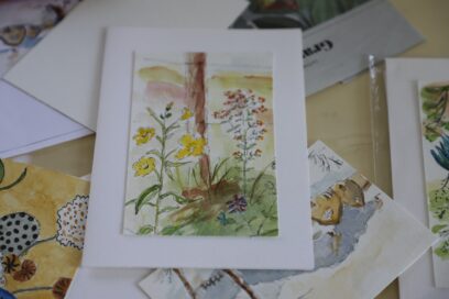 Tableau - peinture qui représente la nature - Agrandir l'image, fenêtre modale