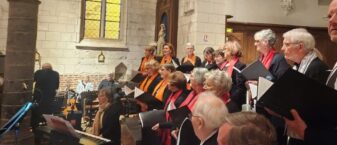 Image issue d'un concert de chorales au sein de l'église Sainte Marguerite en faveur du téléthon