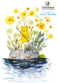 Couverture du programme de la médiathèque pour le premier trimestre 2026 - Agrandir l'image, fenêtre modale