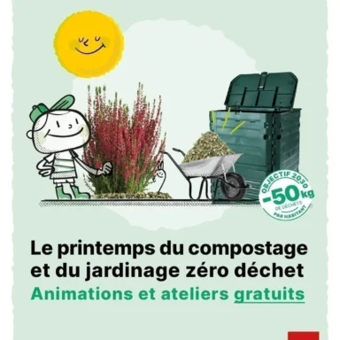 Visuel du printemps du compostage proposé par la MeL