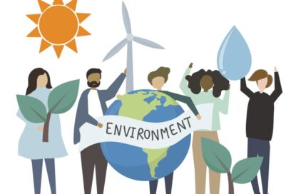 Image, dessin représenatant des gens avec le mot environnement - Agrandir l'image, fenêtre modale