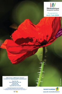 Couverture du programme de la médiathèque d'avril à juin 2026