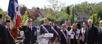 Image de la cérémonie du 8 mai 2026 commémorant l'armistice de la seconde guerre mondiale