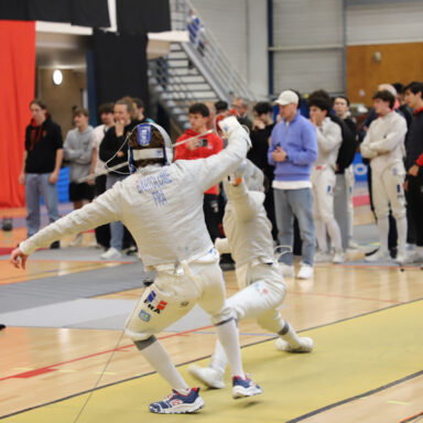 Photo des championnats de france d'escrime M20 à Faches-Thumesnil