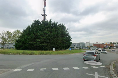 Giratoire Avenue Grl Leclerc - Agrandir l'image, fenêtre modale