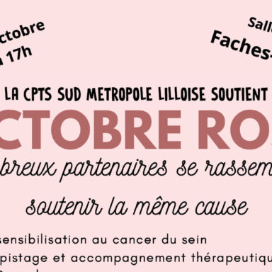 Affiche Octobre Rose Faches-Thumesnil