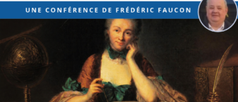 Affiche de la conférence de l'association historique et culturelle sur Émilie du Chatelet