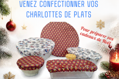 Affiche sur les ateliers de confection de charlottes de plats - Agrandir l'image, fenêtre modale