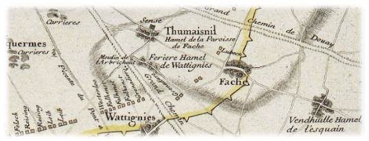 Extrait d'un ancien plan